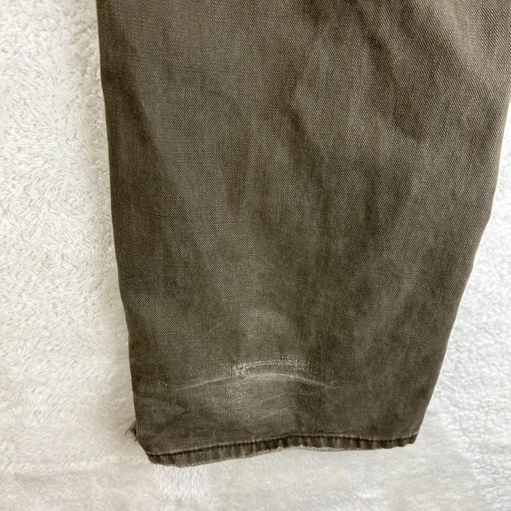 Levi's Tab Twills Straight Leg Jeans Mens 36x34 Brown Cotton Distressed 